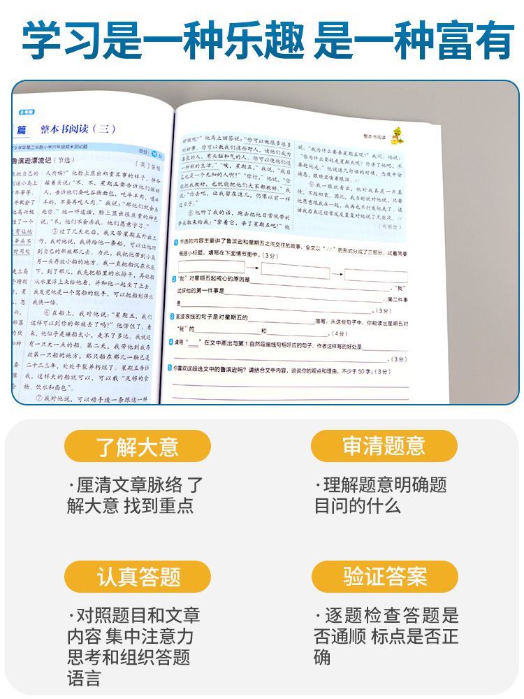 畅阅读小学语文阅读真题80篇一二三四五六年级上册下册阅读理解专项训练人教版小学生课内外教材同步配套阅读思维导图训练浙江专版 - 图1