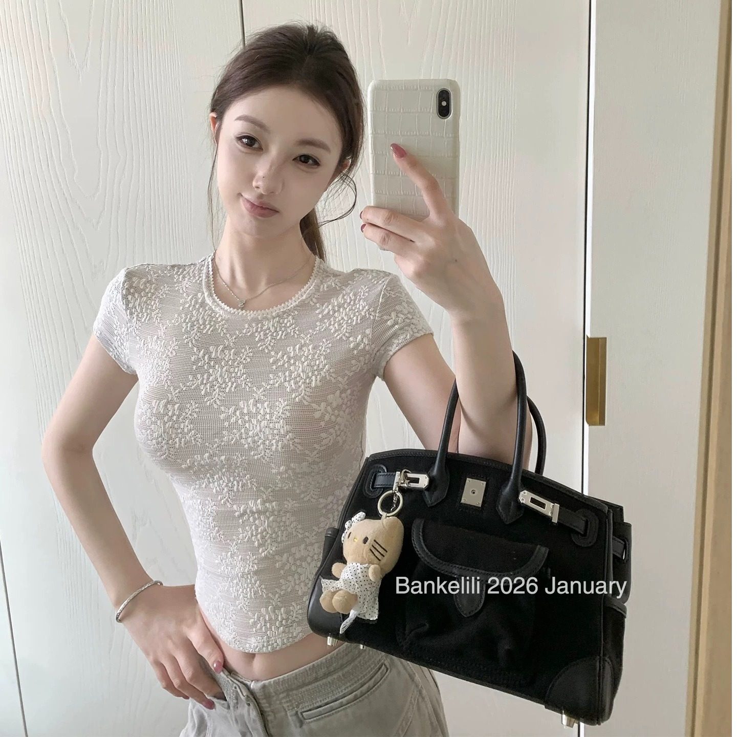 板栗可可Bankelili'软香lace'氧气美女纯欲风蕾丝T恤/吊带背心女,淘宝优惠券,粉丝福利购,淘宝优惠卷