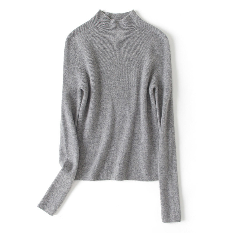 220克100山羊绒毛衣女半高领修身无缝贴身打底衫全成型保暖毛衫,淘宝优惠券,粉丝福利购,淘宝优惠卷