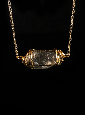 项链负能量水晶转经筒