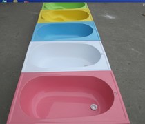 Baby swimming pool Special acrylic shower bath tub Bathtub Flat-bottomed Shower Tub Baby Shower Bath