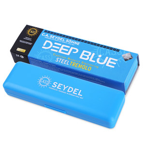 德国Seydel赛德Deep Blue复音口琴不锈钢簧片24孔1847系列演奏