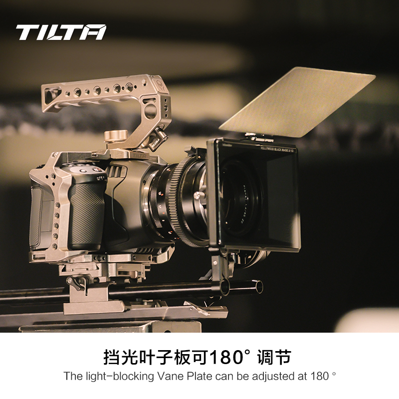 TILTA铁头mini便携轻型遮光斗单反相机摄像机长镜头遮光罩MB-T15 - 图2