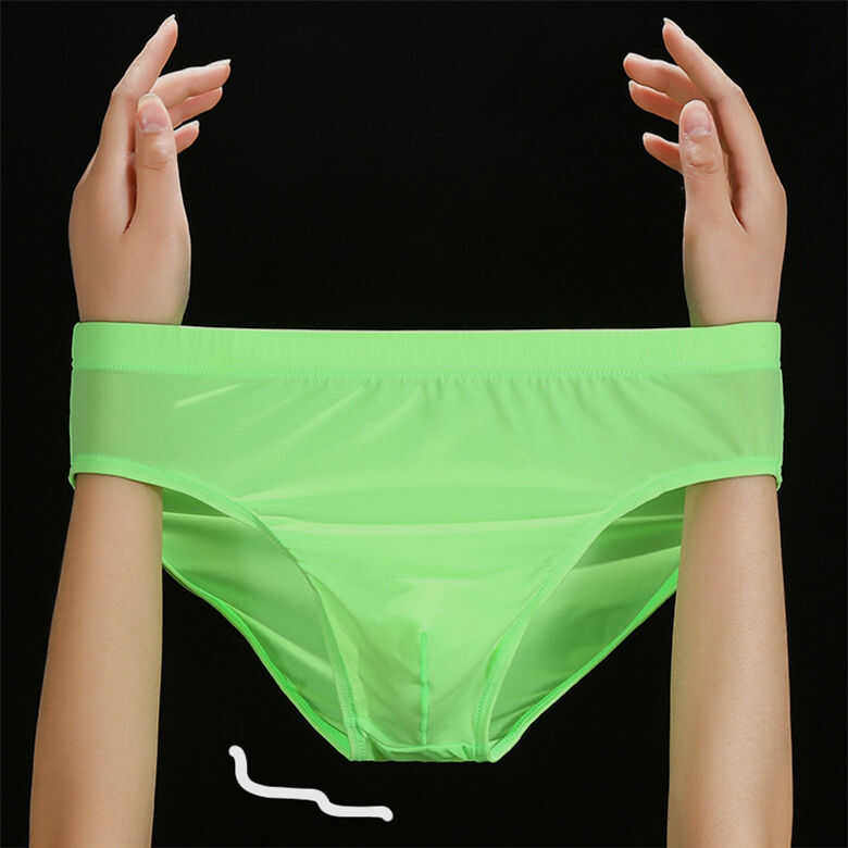 高档冰丝裤冰丝三角内裤男士夏季超轻薄透气性感透明红色大码裤头,淘宝优惠券,粉丝福利购,淘宝优惠卷