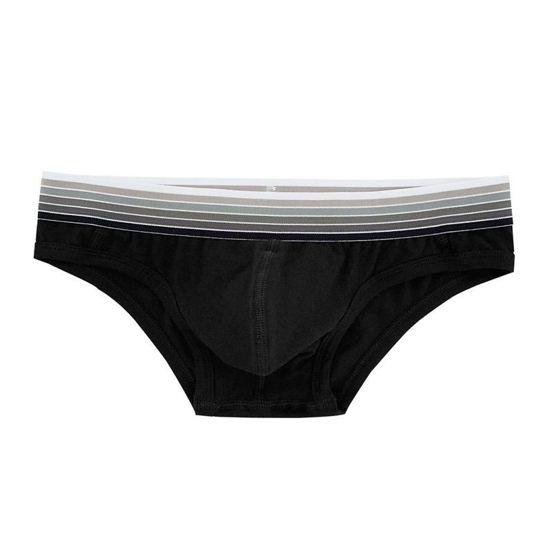 2条装男士三角内裤比基尼低腰性感U凸舒适彩棉纯色青年底裤头包邮,淘宝优惠券,粉丝福利购,淘宝优惠卷