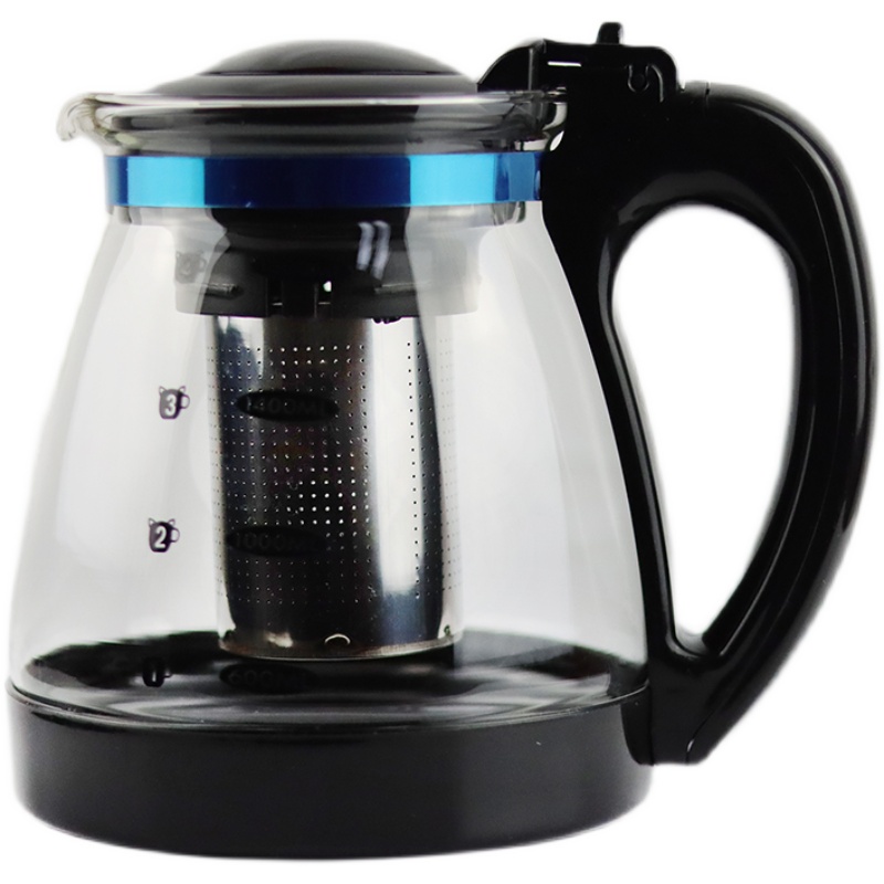 大小号泡茶壶玻璃水壶加厚家用滤网大容量耐热单壶水杯子茶具套装