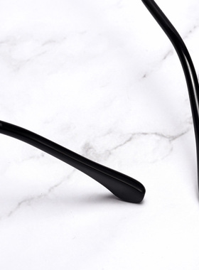 库克鲨鱼墨镜女士偏光圆脸眼镜