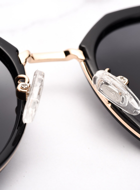 库克鲨鱼太阳镜女士潮近视大脸