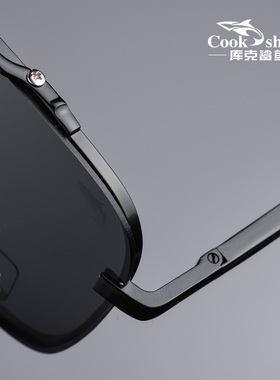 库克鲨鱼新款潮人开车太阳眼镜