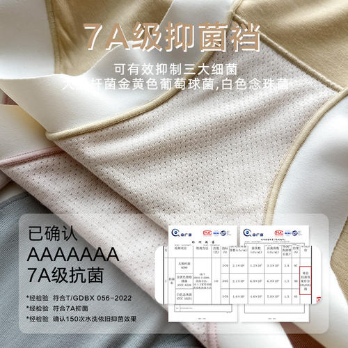 高腰内裤女2024新款纯棉抗菌裆60支莫代尔收腹少女无痕三角短裤头 - 图2