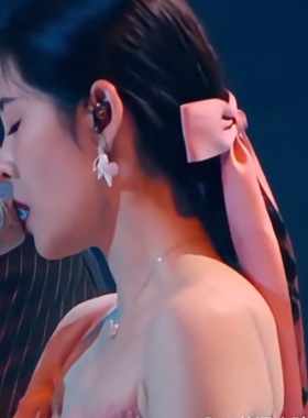 张碧晨天赐的声音同款飘带蝴蝶结发夹超长后脑勺低马尾法式发卡女