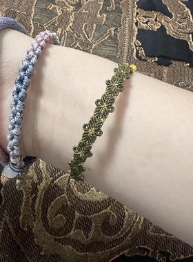 ［繁花花间醉］绳编纯手作手绳四季皆宜私订手围国风礼品手边装饰