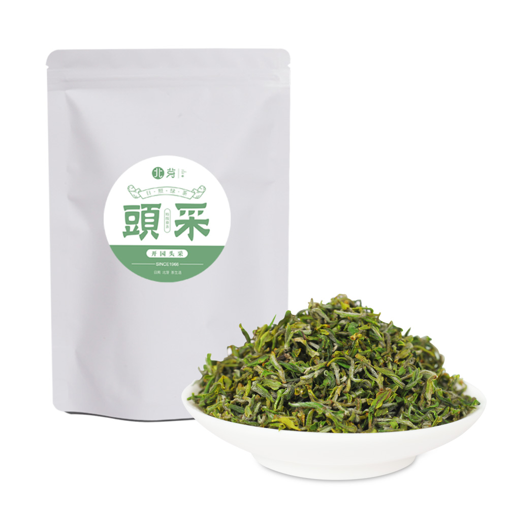 日照绿茶2024新茶开园头采特级自立袋装毛尖豌豆鲜香一芽一叶初展 - 图3