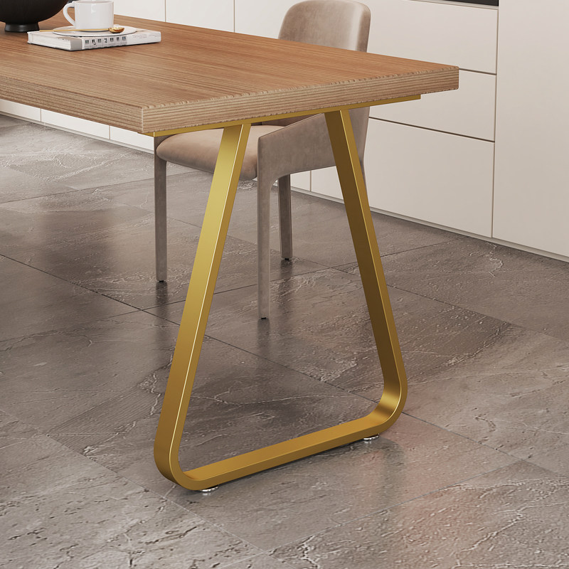 铁艺桌腿支架金属桌子腿书桌吧台脚支撑腿U型支撑架岛台腿餐桌腿 - 图1