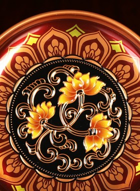 合金佛前供盘财神包邮