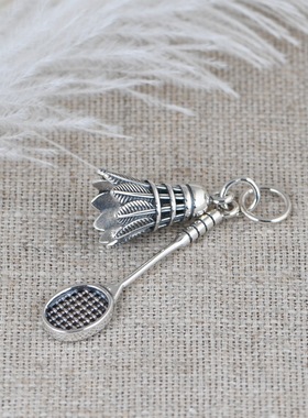 纯银男款小众设计个性民族风吊坠