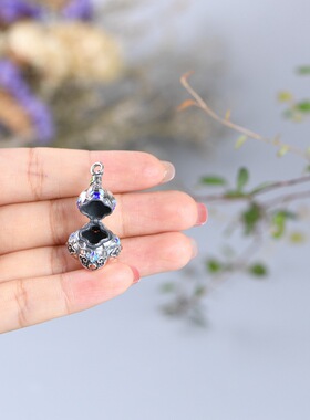 复古银香囊可打开葫芦女款