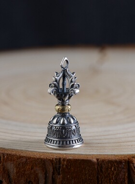 复古六字真言金刚杵吊坠手工编绳