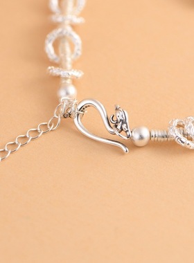 纯银扎基拉姆小众设计女款银手链