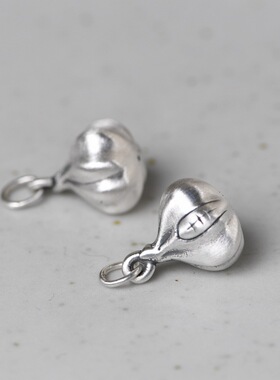 足银复古吊坠糖果女包子编绳挂件