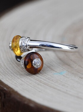 小众设计高级感纯银戒指开口饰品