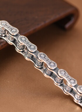 手环链条复古工艺机织链朋克男款