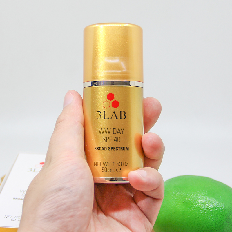 正品现货美国3LAB SPF40妆前乳3合1防晒隔离保湿改善细纹提亮紧致