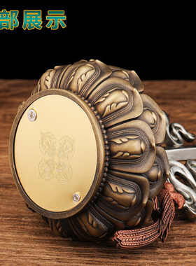 藏式铜文殊菩萨智慧宝剑摆件