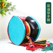 Tibetan Buddhism for the Mulberry Wood Tibetan Drum Method Drum Nepal Sammu Sheep Leather Hand Drum Sound Clear And Crisp Paraphernalia Goods.