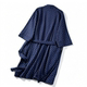 ສົ່ງອອກ robes ພິມ Canadian ສໍາລັບຜູ້ຊາຍແລະແມ່ຍິງ L86916 ຖົງຂະຫນາດໃຫຍ່ lace-up cardigan ເຮືອນໃສ່ສີ່ລະດູການ nightgown ກາງ-ຍາວ