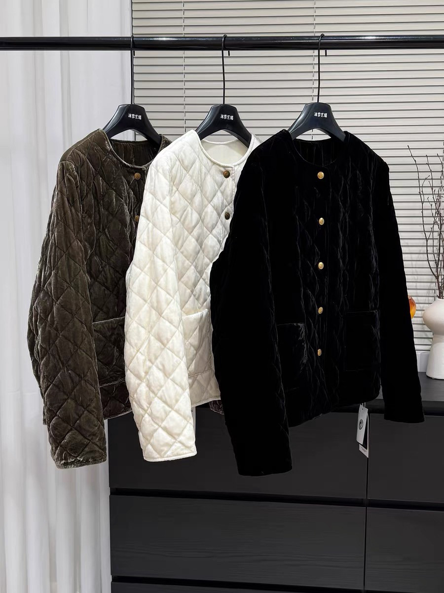 一衣一码~90白鹅绒~真丝丝绒~圆领短款外套冬女小香风西装羽绒服,淘宝优惠券,粉丝福利购,淘宝优惠卷