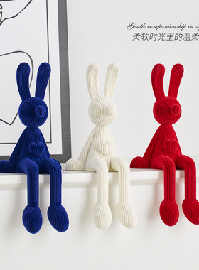 轻奢长耳兔子艺术摆件