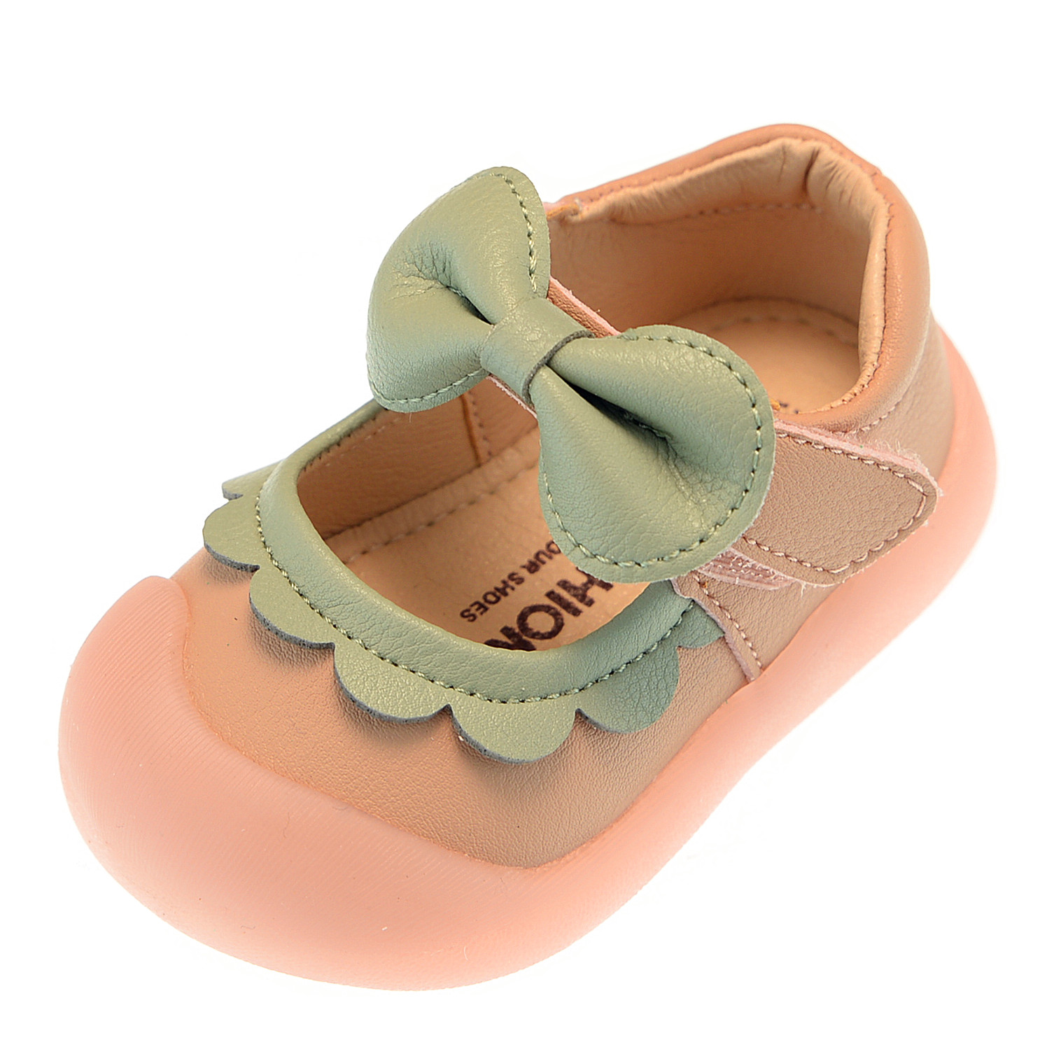 春秋季女宝宝鞋子1-2岁0一1婴儿学步鞋防滑软底秋款幼儿公主单鞋-图3