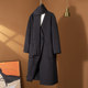 阔版双面羊绒大衣女中长款秋冬高级感围巾款2025新款羊毛呢子外套