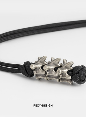 项链骷髅活动脊椎伞绳个性创意