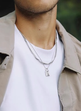 古巴链925纯银男女经典不掉色