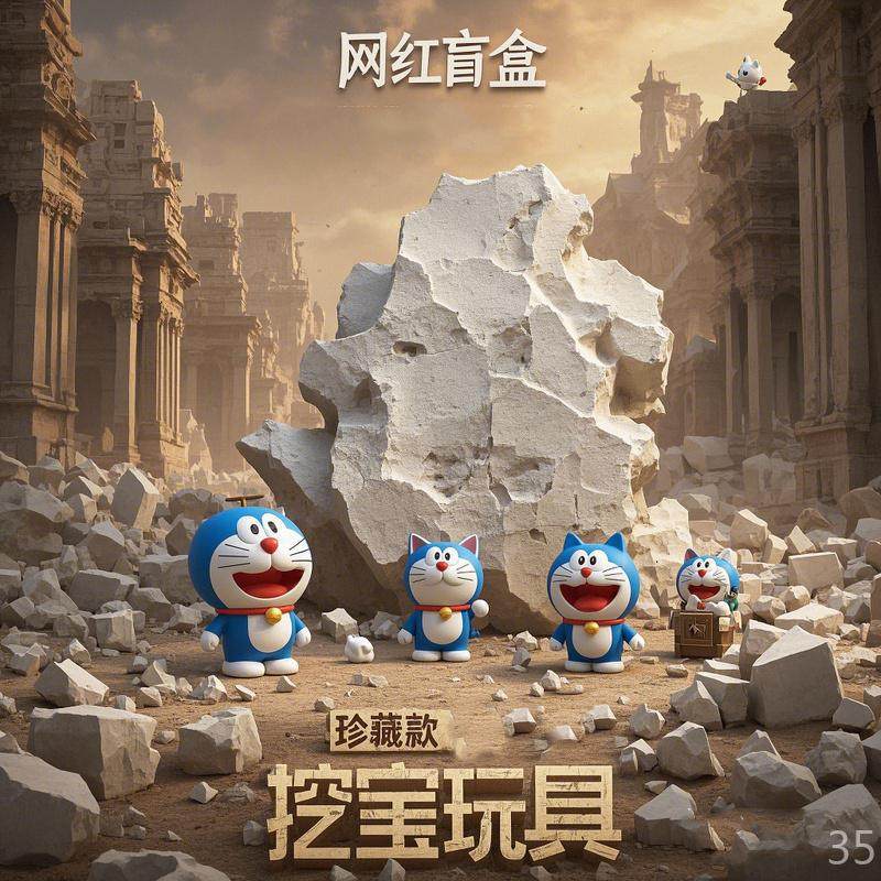 儿童手工玩具挖掘考古可爱卡通DIY三丽鸥kt猫宝莉小马女孩男,淘宝优惠券,粉丝福利购,淘宝优惠卷