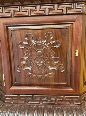 中式东阳木雕古建筑木塔千佛塔万佛塔寺庙佛堂供灯