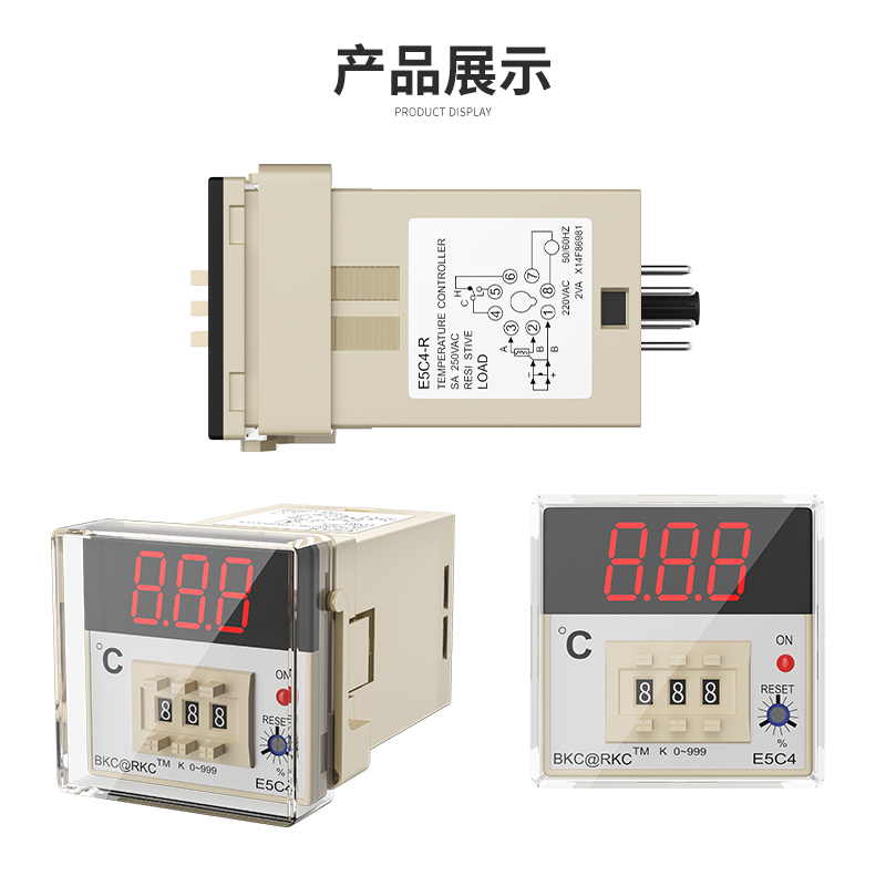 E5C2-R指针温度调节仪温控表烤箱调温控制器数显温控器E5C4温控仪 - 图2