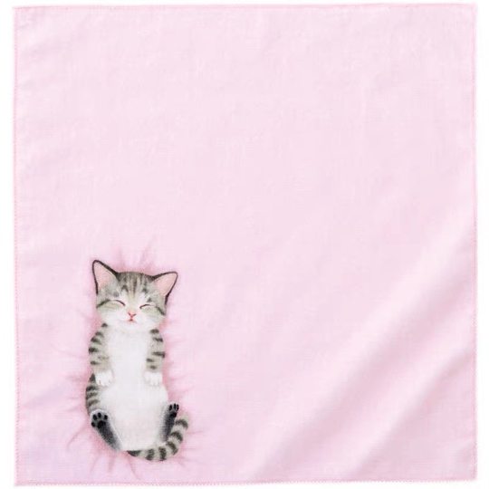 Cat square towel for children and babies