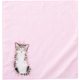 Cat square towel for children and babies