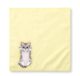 Cat square towel for children and babies