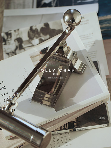 Molly chan 复古欧式客厅卧室玻璃墙面过道餐厅可调节壁灯镜前灯 - 图2