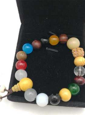 十八籽菩提手串男款18籽珠多宝佛珠男生新中式复古十八子男士手饰