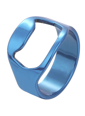 开瓶器啤酒盖钛钢戒指网红热卖