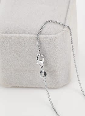 新秧铜盒子链情侣简约