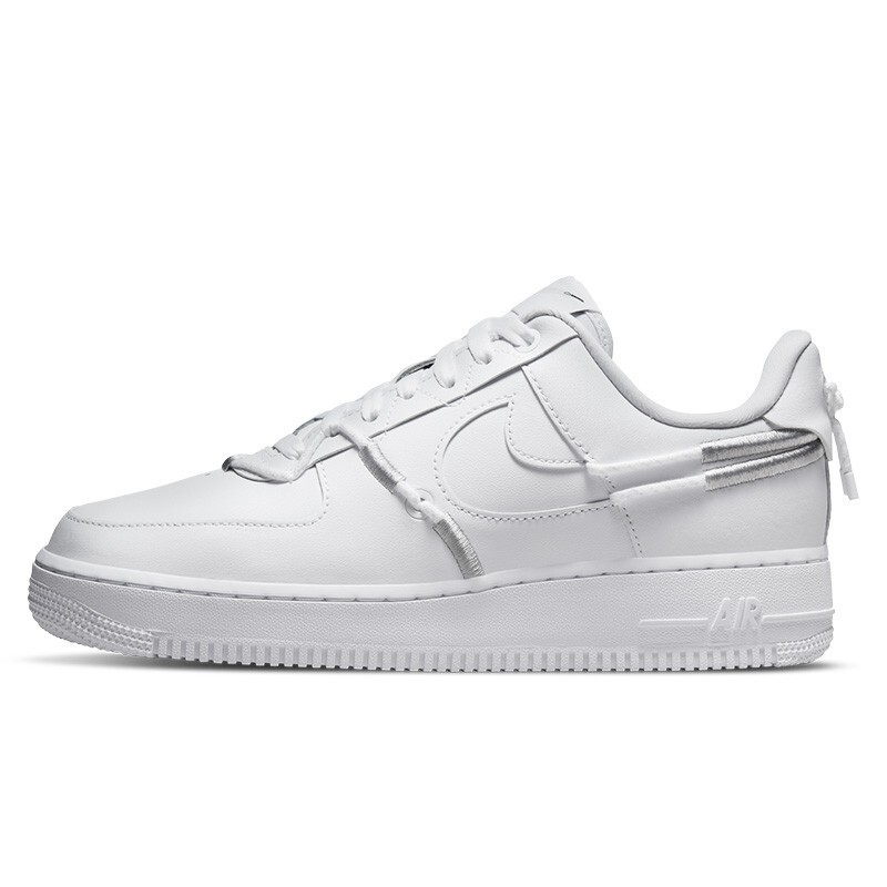 Nike耐克Air Force 1抽绳纯白AF1空军一号女低帮休闲板鞋DH4408-图3