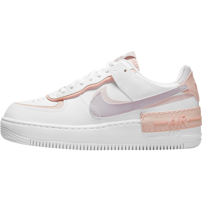 Nike耐克Air Force 1 Shadow白粉紫AF1空军一号女板鞋CI0919-113 - 图3