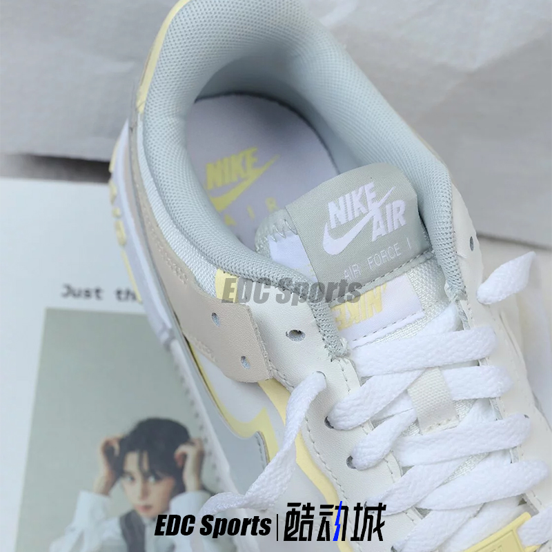 Nike耐克Air Force 1 Shadow白柠檬低帮女空军一号板鞋DR7883-101 - 图2