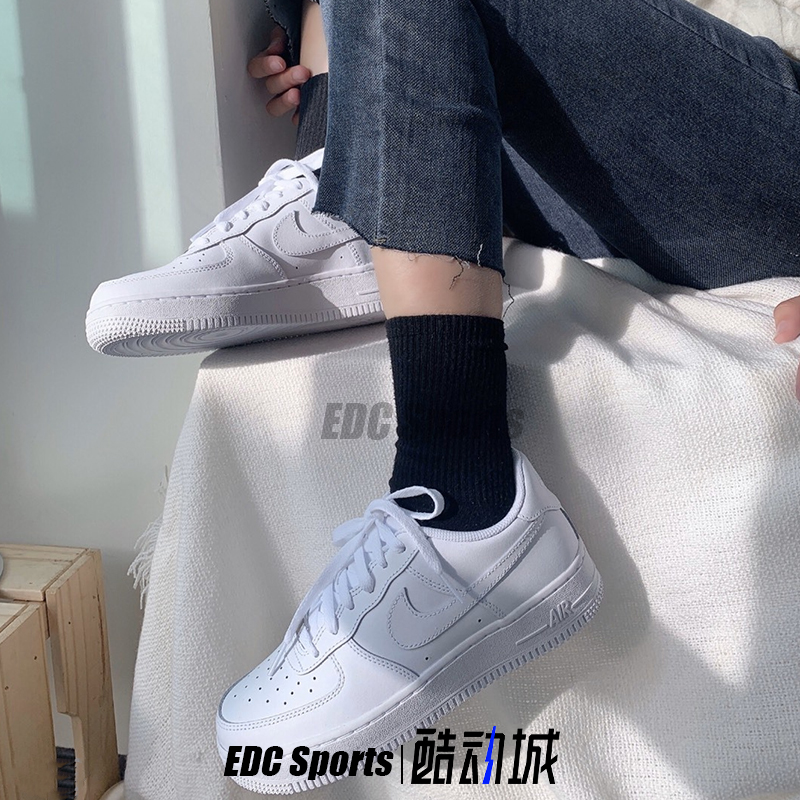 Nike耐克Air Force1 纯白AF1空军一号女款低帮板鞋DH2920/DD8959 - 图1